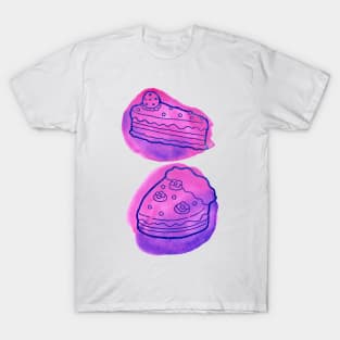 Watercolor Cake Slices T-Shirt